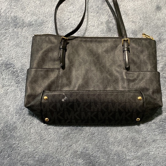 Michael by Michael Kors Signature Zip Top Bag - Picture 3 of 8